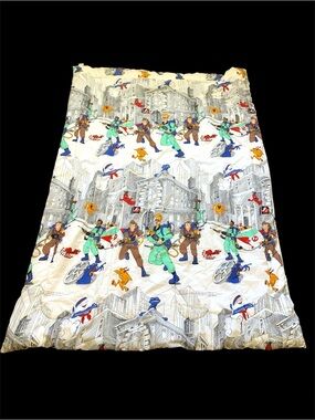 Vintage 1986 Ghostbusters Twin Bed Comforter Blanket *SUPER CLEAN